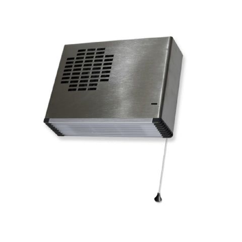 Thermogroup Thermofan Fan Heater with Pull Cord 2200-2400Watts - Stainless Steel TF2400S