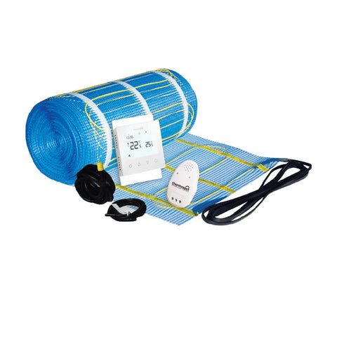 Thermogroup Thermonet EZ 200W/m² Self Adhesive 5x0.5m - 2.5m² 500Watts Floor Heating Kit Including Thermostat 112005T