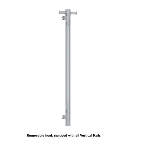 Thermogroup Round Vertical Bar 900x142x100mm (240V Heated) Polished Stainless Steel VSH900H