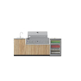 Euro Alfresco Outdoor Kitchen Tia Pre-design range 2535mm long with Stainless Steel Appliances (Free Assembly, Check & Measure*)