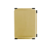 Meir Dish Draining Tray Brushed Bronze Gold DDT-01-PVDBB