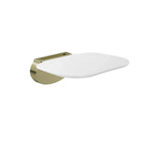 Meir Folding Up Shower Seat UF Material Supports 200Kg Slow Descent Tiger Bronze MCR-SEAT-PVDBB