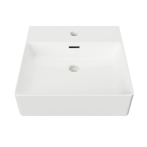 Timberline Iconic Topmount Basin 420mm Gloss White ICN-BS-420-WG-S