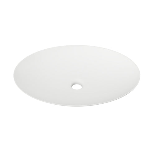 Timberline Feather Topmount Basin 510mm Matte White FEA-BS-500-WM-U