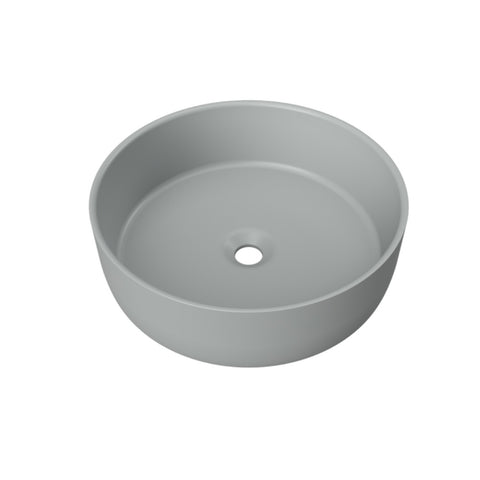 Timberline Allure Topmount Basin 360mm Matte Grey ALL-BS-360-GM-U