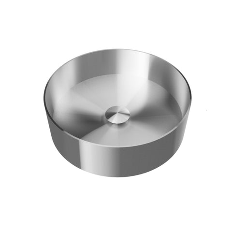 Timberline Luxe Topmount Basin 360mm Brushed Nickel LUX-BS-360-BN-U