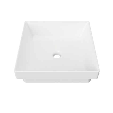 Timberline Arcade Topmount Basin 400mm Gloss White ARC-BS-400-WG-S