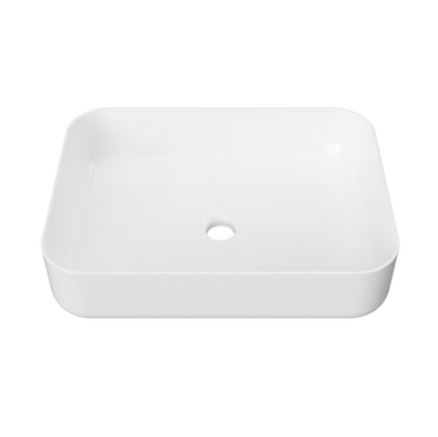 Timberline Enchant Topmount Basin 500mm Gloss White ENC-BS-500-WG-S