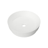 Timberline Radius Topmount Basin 400mm Gloss White RAD-BS-400-WG-S