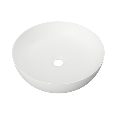 Timberline Chase Topmount Basin 400mm Matte White CHA-BS-400-WM-U