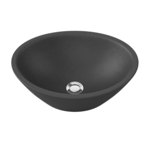 Timberline Elite Topmount Basin 415mm Matte Black ELI-BS-415-BKM-U