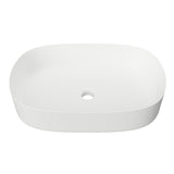 Timberline Myrtle Topmount Basin 550mm Gloss White MYR-BS-550-WG-S