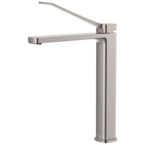 Fienza Tono Care Tall Basin Mixer Brushed Nickel 233107DBN