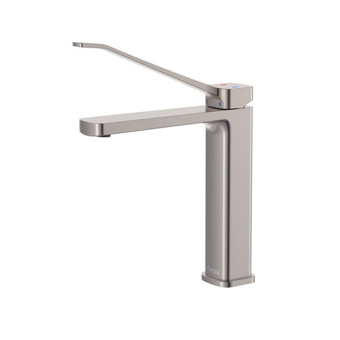 Fienza Tono Care Medium Basin Mixer Lead Free Brushed Nickel 233110DBN-LF