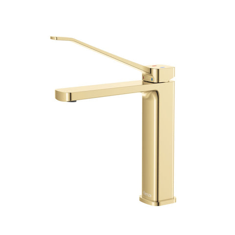 Fienza Tono Care Medium Basin Mixer Urban Brass 233110DUB