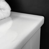 Fienza Dolce Amato Wall Hung Vanity (1 Taphole) 1200mm Satin Black TCL120BB
