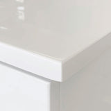 Fienza Vanessa Amato On Kickboard Vanity (1 Taphole) 900mm Satin White VAN90BWK