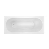 Decina Turin Inset Spa Bath 1665mm 6 Jet Gloss White TU1665BUILD6JW