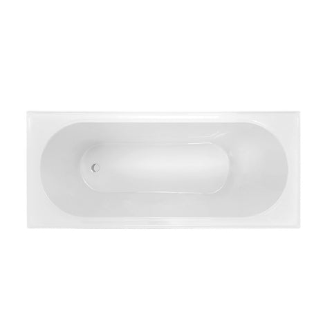 Decina Turin Inset Spa Bath 1665mm 6 Jet Gloss White TU1665BUILD6JW