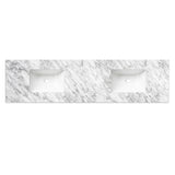 Otti Laguna Wall Hung Vanity 1800mm w/ Undermount Basin Black American Oak / Natural Carrara Marble Top LG1800BSTUD-NCA-UB