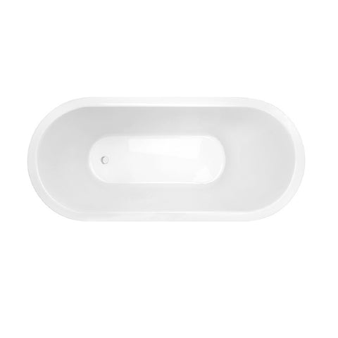 Decina Turin Inset Spa Bath 1700mm 6 Jet Gloss White UN1700BUILD6JW