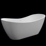Kaskade Pure Bridgette Freestanding Oval Bath 1832mm Matte White VX13-1832-NIK8646NA