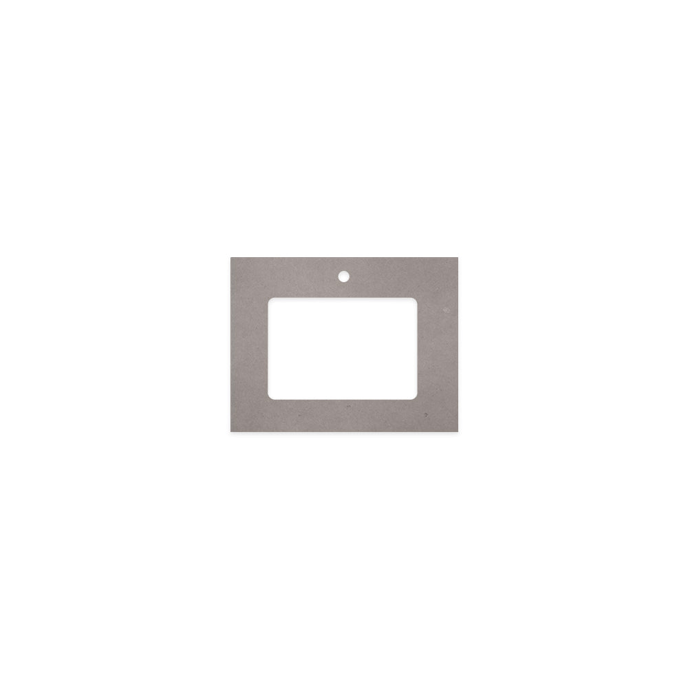 Fienza Undermount Vanity Bench Top 600mm (1 Taphole) Silica Free Urban Crete 507-113-SF