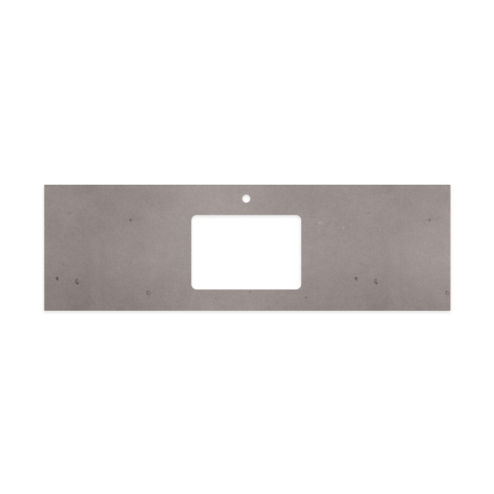 Fienza Undermount Vanity Bench Top 1500mm (1 Taphole) Single Bowl Silica Free Urban Crete 507-117-SF