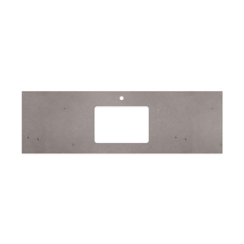 Fienza Undermount Vanity Bench Top 1500mm (1 Taphole) Single Bowl Silica Free Urban Crete 507-117-SF