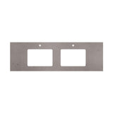 Fienza Undermount Vanity Bench Top 1500mm (1 Taphole) Double Bowl Silica Free Urban Crete 507-118-SF