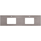 Fienza Undermount Vanity Bench Top 1800mm (1 Taphole) Double Bowl Silica Free Urban Crete 507-119-SF