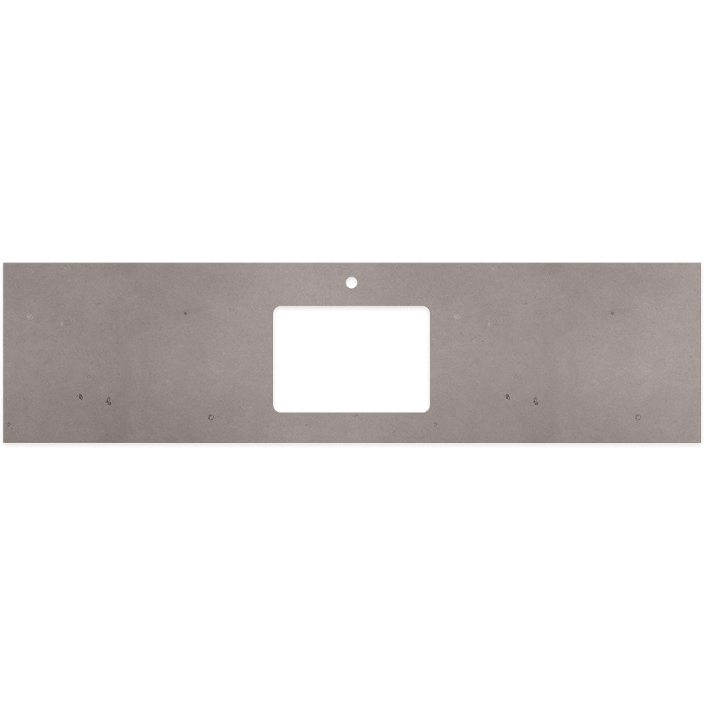 Fienza Undermount Vanity Bench Top 1800mm (1 Taphole) Single Bowl Silica Free Urban Crete 507-126-SF