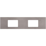 Fienza Undermount Vanity Bench Top 1800mm (No Taphole) Double Bowl Silica Free Urban Crete 507-147-SF