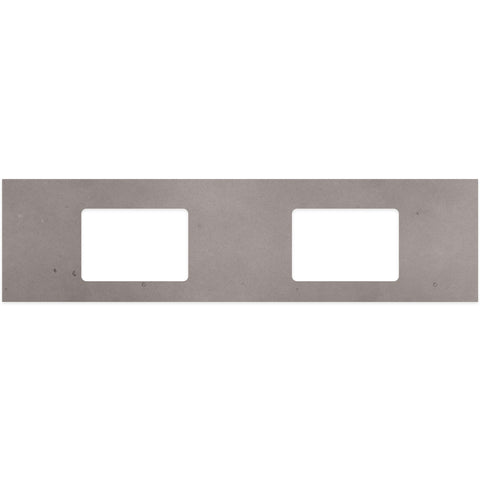 Fienza Undermount Vanity Bench Top 1800mm (No Taphole) Double Bowl Silica Free Urban Crete 507-147-SF