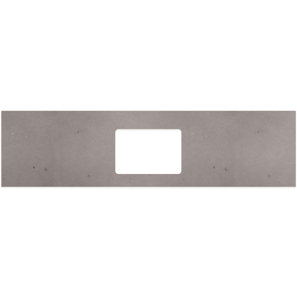 Fienza Undermount Vanity Bench Top 1800mm (No Taphole) Single Bowl Silica Free Urban Crete 507-148-SF