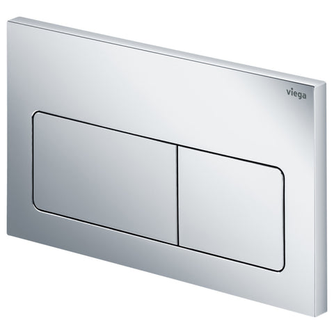 Fienza Viega Life5 Soft Rectangular Flush Plate Chrome V-LIFE5C