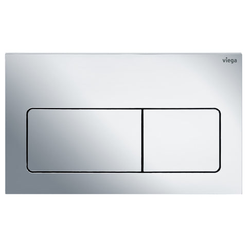 Fienza Viega Life5 Soft Rectangular Flush Plate Chrome V-LIFE5C