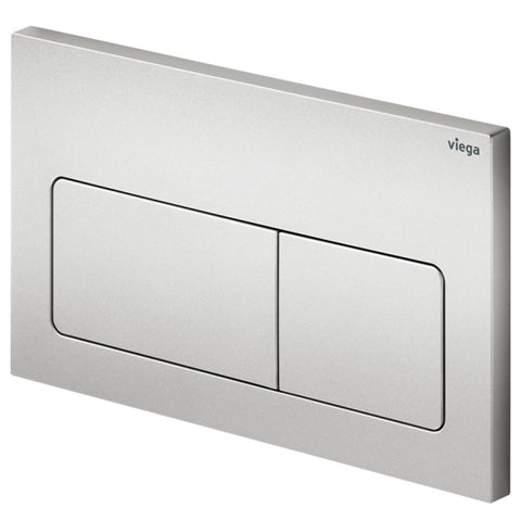 Fienza Viega Life5 Soft Rectangular Flush Plate Matte Chrome V-LIFE5MC