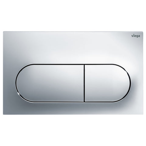 Fienza Viega Life6 Pill Button Flush Plate Chrome V-LIFE6C
