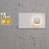 Fienza Viega More202 Raised Knob Electronic Flush Plate White V-MORE202W-KIT