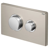 Fienza Viega Public11 Raised Round Button Flush Plate Stainless Steel V-PUBLIC11SS