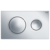 Fienza Viega Style20 Round Button Flush Plate Chrome V-STYLE20C