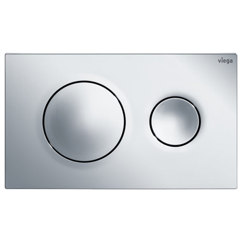 Fienza Viega Style20 Round Button Flush Plate Chrome V-STYLE20C