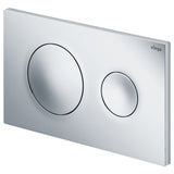 Fienza Viega Style20 Round Button Flush Plate Chrome V-STYLE20C