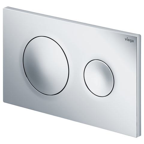 Fienza Viega Style20 Round Button Flush Plate Chrome V-STYLE20C