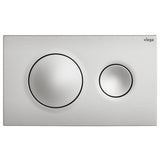 Fienza Viega Style20 Round Button Flush Plate Matte Chrome V-STYLE20MC