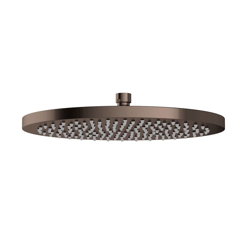 Phoenix Vivid Shower Rose 300mm Round Brushed Bronze V5005-24
