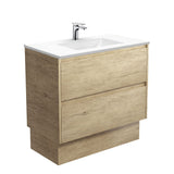 Fienza Vanessa Amato On Kickboard Vanity (1 Taphole) 900mm Scandi Oak VAN90BSK