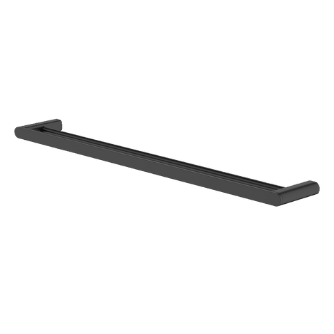 Abey Vela Double Towel Rail 760mm Black VDTR-B