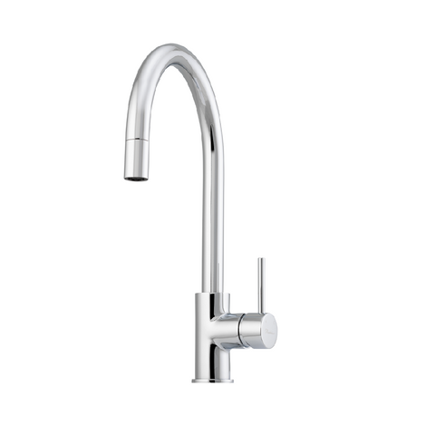 Oliveri Tap Venice Pull-out Gooseneck Mixer Chrome VE520FCR-P